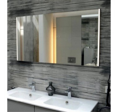 Spogulis ar LED apgaismojumu PLIEGER Lina Nero 120x65