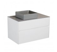 Vannas istabas skapītis LYFCO 204-3-37-1 ar izlietni KAMĖ Tondo Quadro G 36
