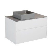 Vannas istabas skapītis LYFCO 204-3-37-1 ar izlietni KAMĖ Tondo Quadro G 36