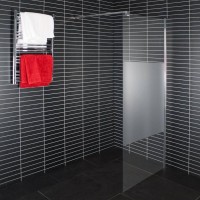 WALL Daļēji matēta stikla dušas siena 5223-XX